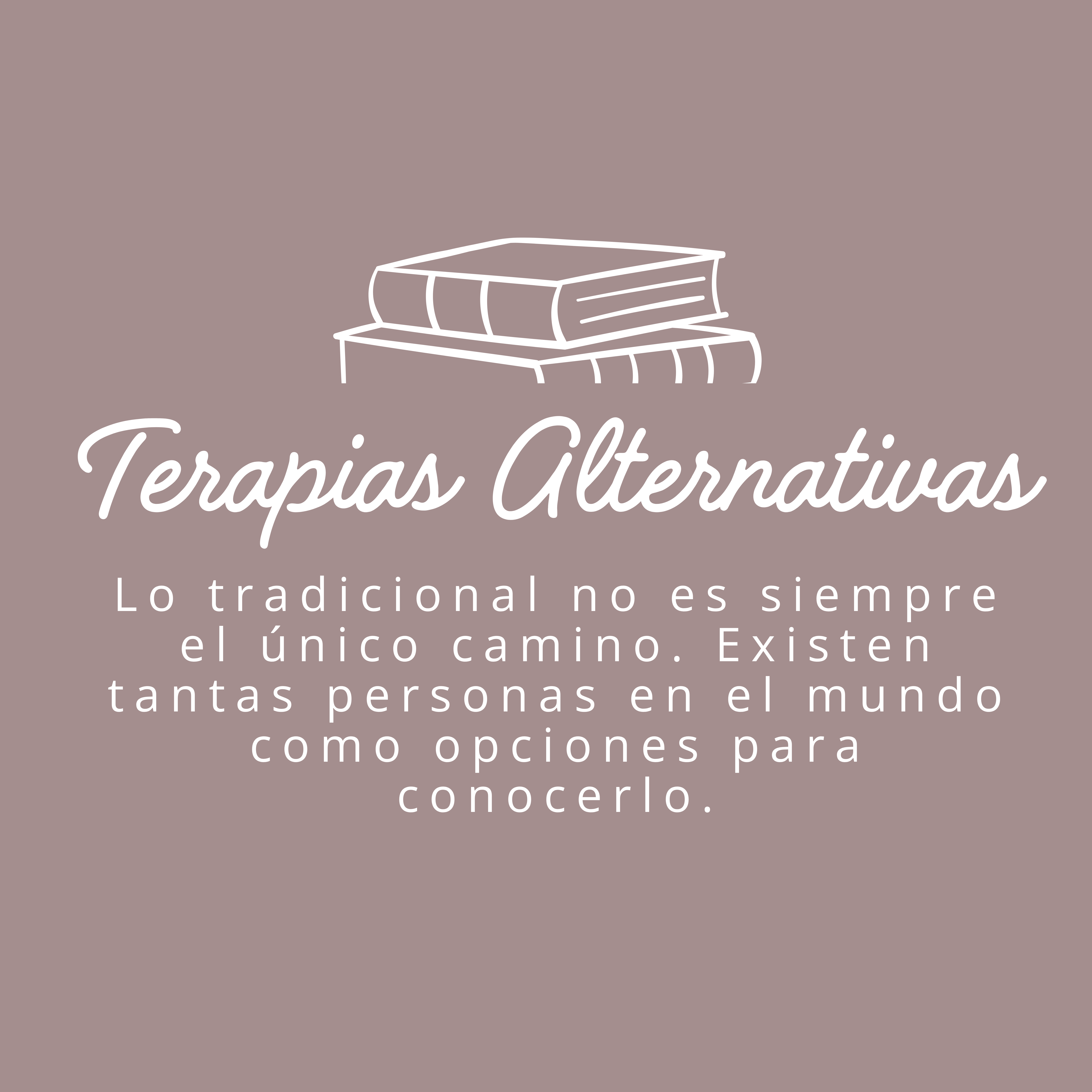 Terapias alternativas